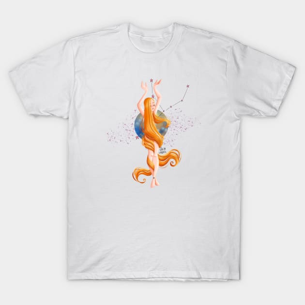 Virgo sign T-Shirt by Lu Lapin